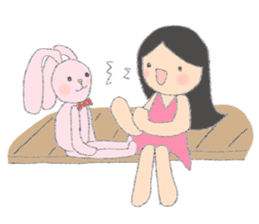 Happy Time with Little Tum & Tony Rabbit sticker #6631389