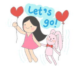 Happy Time with Little Tum & Tony Rabbit sticker #6631390