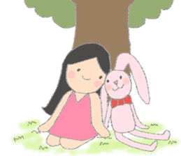 Happy Time with Little Tum & Tony Rabbit sticker #6631391