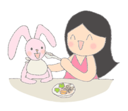 Happy Time with Little Tum & Tony Rabbit sticker #6631395