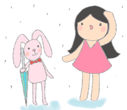 Happy Time with Little Tum & Tony Rabbit sticker #6631396