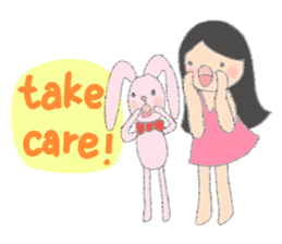 Happy Time with Little Tum & Tony Rabbit sticker #6631398