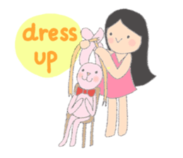 Happy Time with Little Tum & Tony Rabbit sticker #6631401