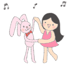 Happy Time with Little Tum & Tony Rabbit sticker #6631403