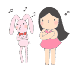 Happy Time with Little Tum & Tony Rabbit sticker #6631404