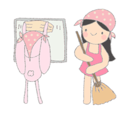 Happy Time with Little Tum & Tony Rabbit sticker #6631406