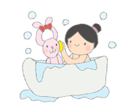 Happy Time with Little Tum & Tony Rabbit sticker #6631408