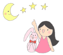 Happy Time with Little Tum & Tony Rabbit sticker #6631409