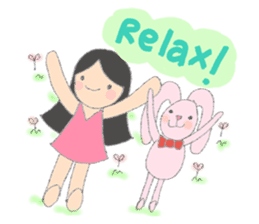 Happy Time with Little Tum & Tony Rabbit sticker #6631412