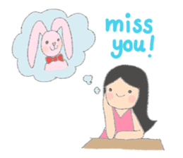 Happy Time with Little Tum & Tony Rabbit sticker #6631414