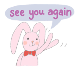 Happy Time with Little Tum & Tony Rabbit sticker #6631415