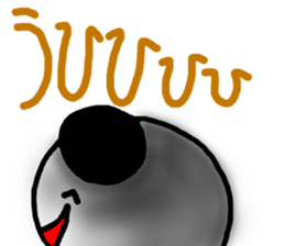 Big character sticker of a panda-ABC-7 sticker #6631439