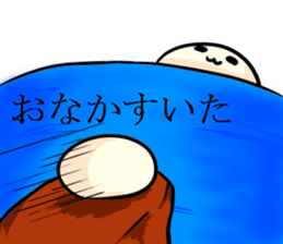 Bean jam bun stamp of Mr. FA and Mr. CHA sticker #6631991