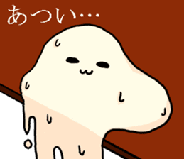 Bean jam bun stamp of Mr. FA and Mr. CHA sticker #6631994