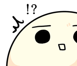 Bean jam bun stamp of Mr. FA and Mr. CHA sticker #6632004