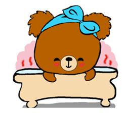 Daily life's sticker of a bear sticker #6632411