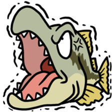 Animal of the face holding out sticker #6632525