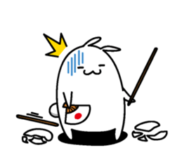 Fidgety rabbit2 sticker #6632537