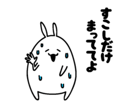 Fidgety rabbit2 sticker #6632541