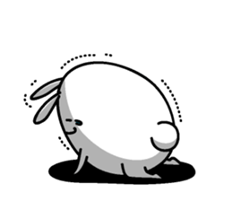 Fidgety rabbit2 sticker #6632546