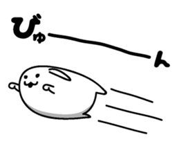 Fidgety rabbit2 sticker #6632548