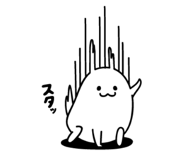 Fidgety rabbit2 sticker #6632572