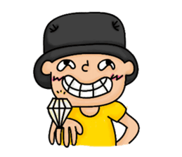 Crazy Sam sticker #6632942