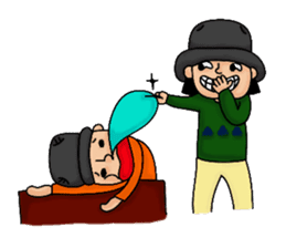 Crazy Sam sticker #6632958