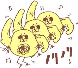 A chick and chicken sticker #6632982