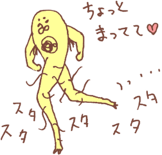 A chick and chicken sticker #6632993