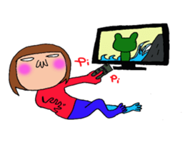 me and the frog. the fifth. sticker #6633946