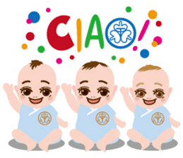 the triplets babys sticker #6634136