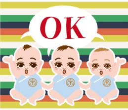 the triplets babys sticker #6634139