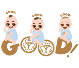 the triplets babys sticker #6634153