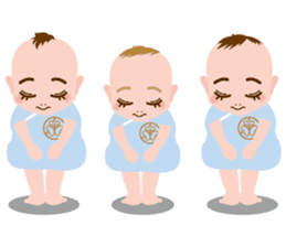 the triplets babys sticker #6634160