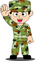 Camouflage Boy sticker #6634376