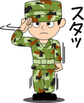 Camouflage Boy sticker #6634377