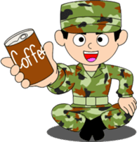 Camouflage Boy sticker #6634384