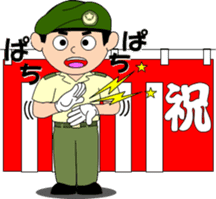 Camouflage Boy sticker #6634388