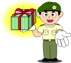 Camouflage Boy sticker #6634389