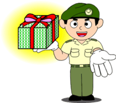 Camouflage Boy sticker #6634389