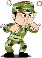 Camouflage Boy sticker #6634390