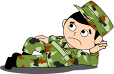 Camouflage Boy sticker #6634391