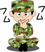 Camouflage Boy sticker #6634392