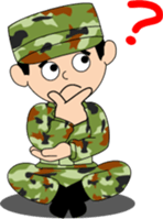 Camouflage Boy sticker #6634393