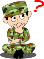 Camouflage Boy sticker #6634393
