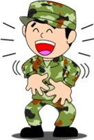 Camouflage Boy sticker #6634397