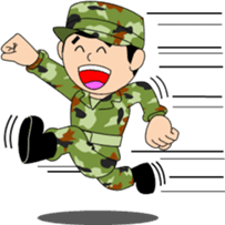 Camouflage Boy sticker #6634402