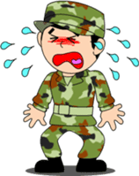 Camouflage Boy sticker #6634406
