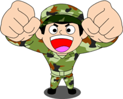 Camouflage Boy sticker #6634407